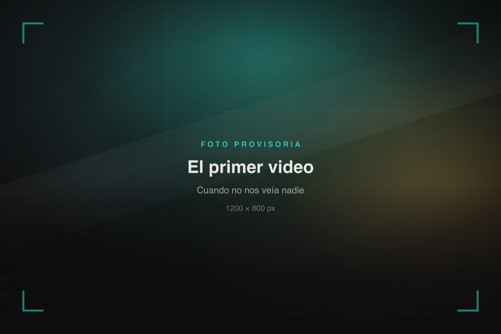 El primer video