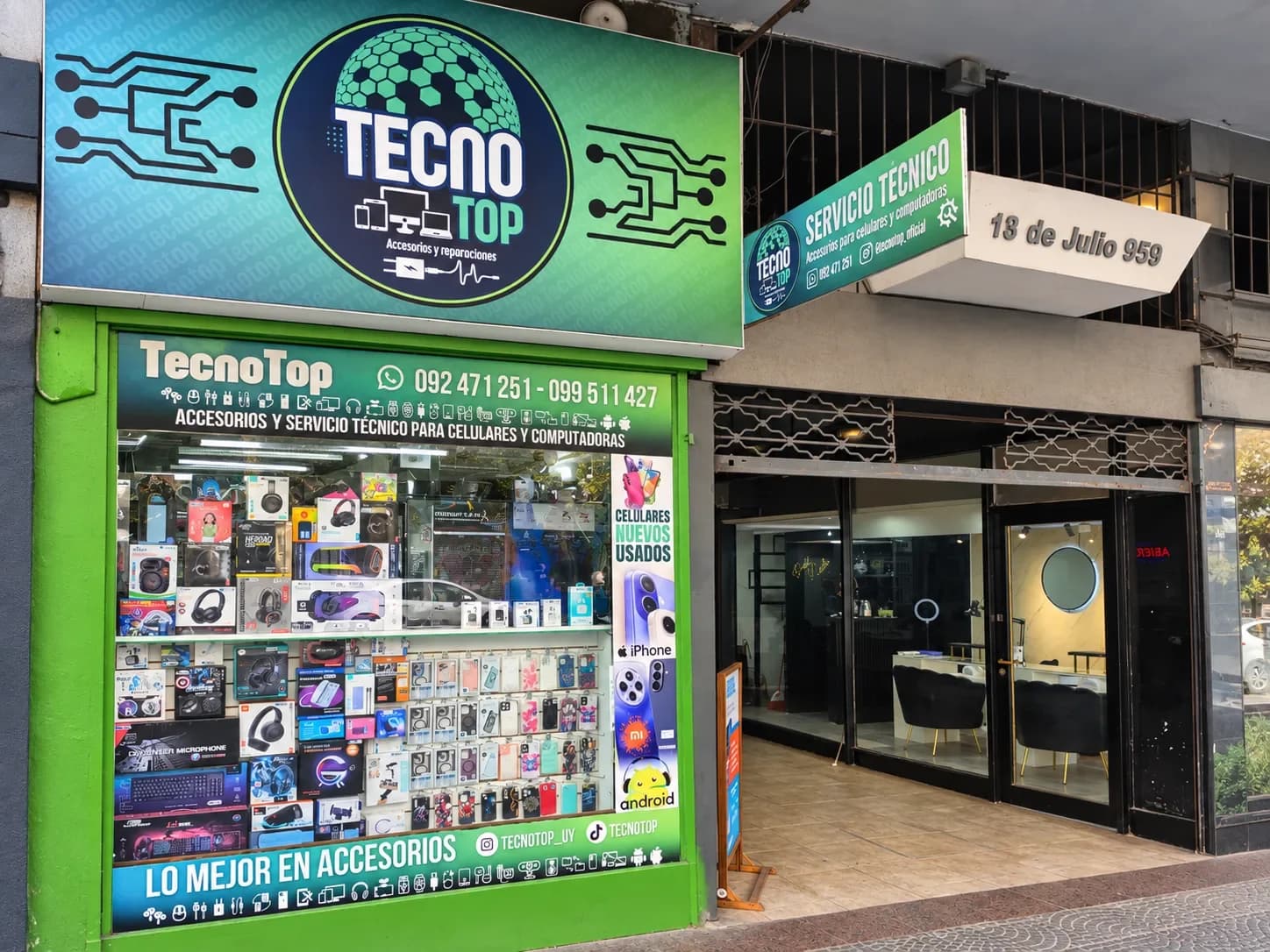 El local en Av. 18 de Julio, Montevideo